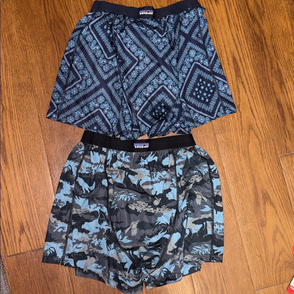Patagonia Men’s Bundle of 2 Boxer Briefs Size Medium